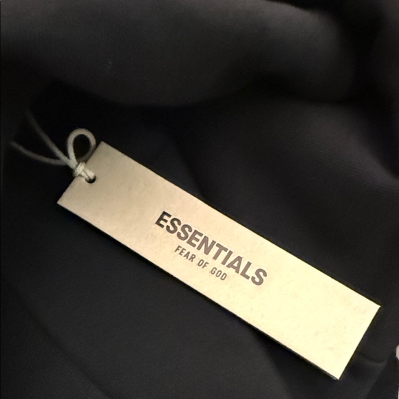 Fear of God Essentials Black Hoodie jet black - Picture 3 of 3